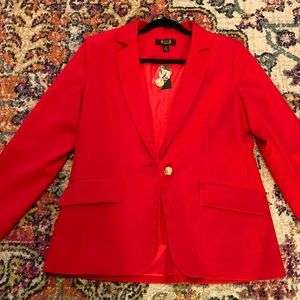 AZI oversized red blazer!